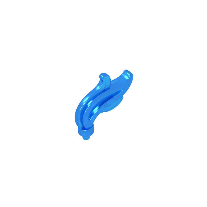 Headwear Accessory Plume / Feather / Flame Triple Point - Color ID 150