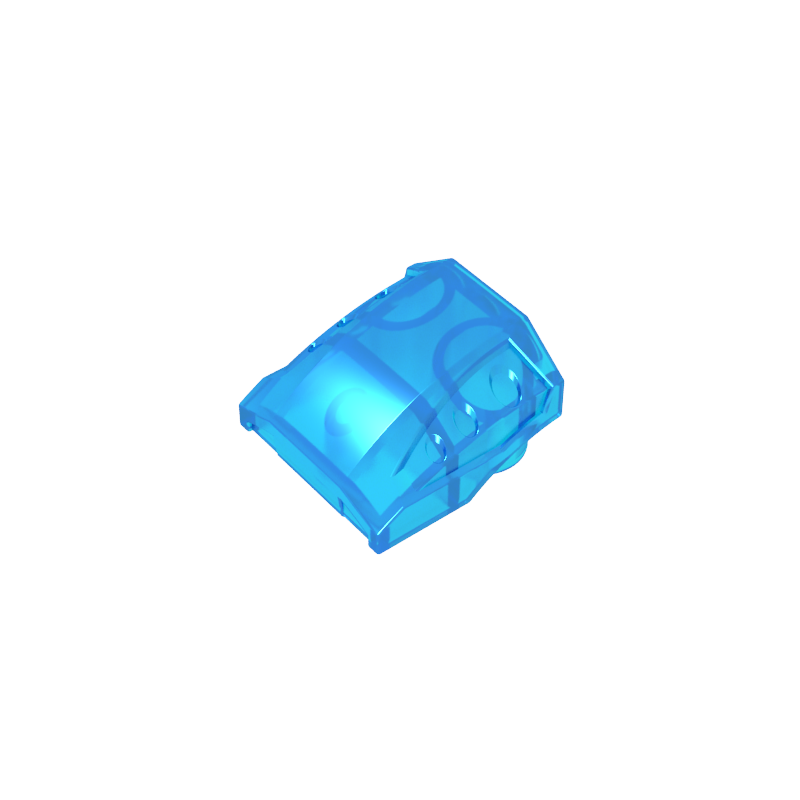 Slope Curved 2 x 2 No Studs - 3 Recessed Side Ports - Color ID 150