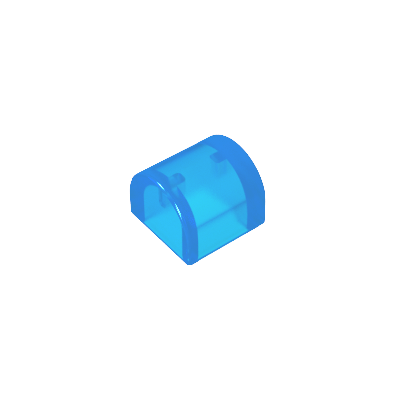 Brick Curved 1 x 1 x 2/3 Double Curved Top, No Studs - Color ID 150