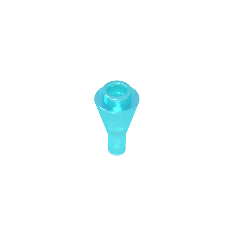 Cone 1 x 1 Inverted with Bar at Bottom (Ice Cream Cone)