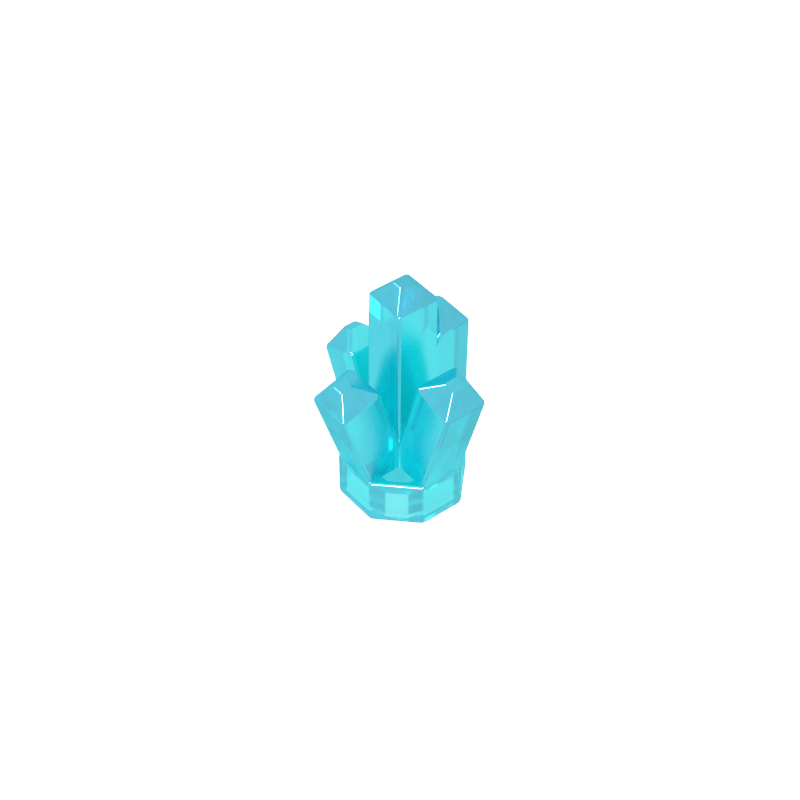 Rock 1 x 1 Crystal 5 Point