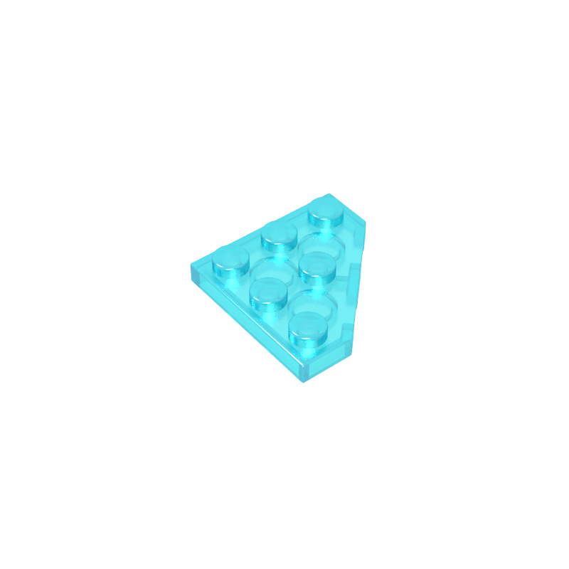 Wedge Plate 3 x 3 Cut Corner