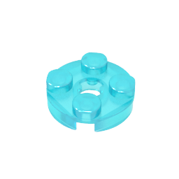 Plate Round 2 x 2 with Axle Hole Type 1 (+ Opening)