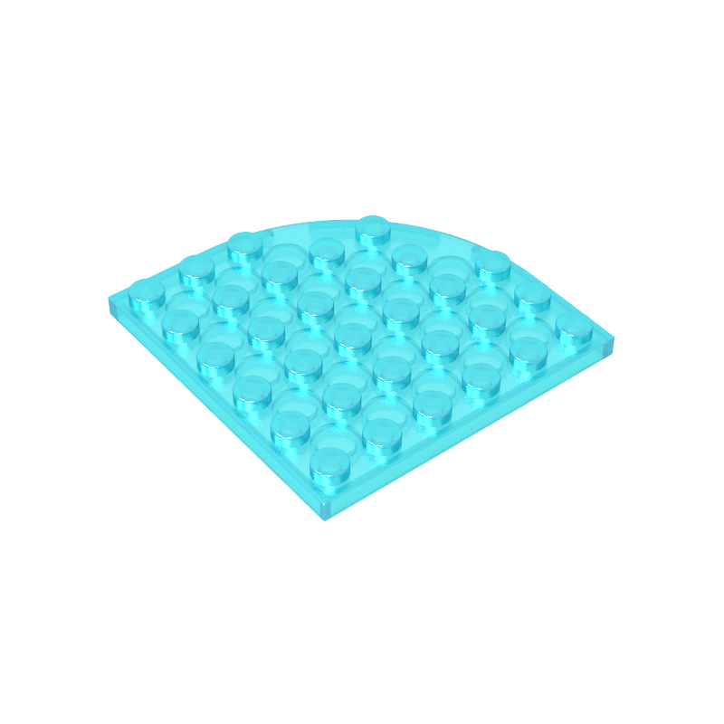 Plate Round Corner 6 x 6