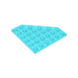 Wedge Plate 6 x 6 Cut Corner