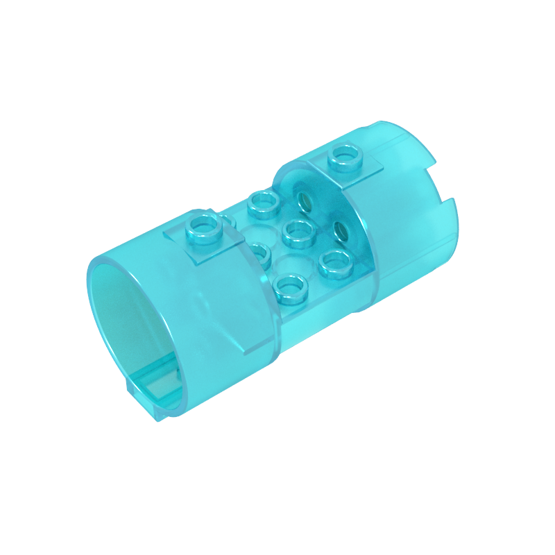Cylinder 3 x 6 x 2 2/3 Horizontal Open Studs - Color ID 152