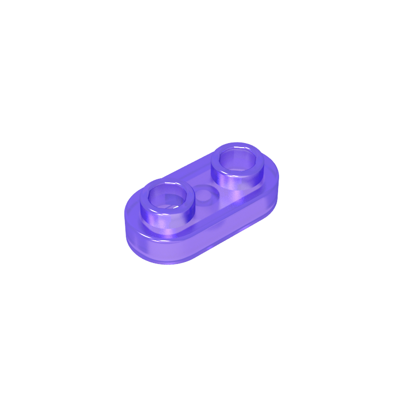 Plate Special 1 x 2 Rounded with 2 Open Studs