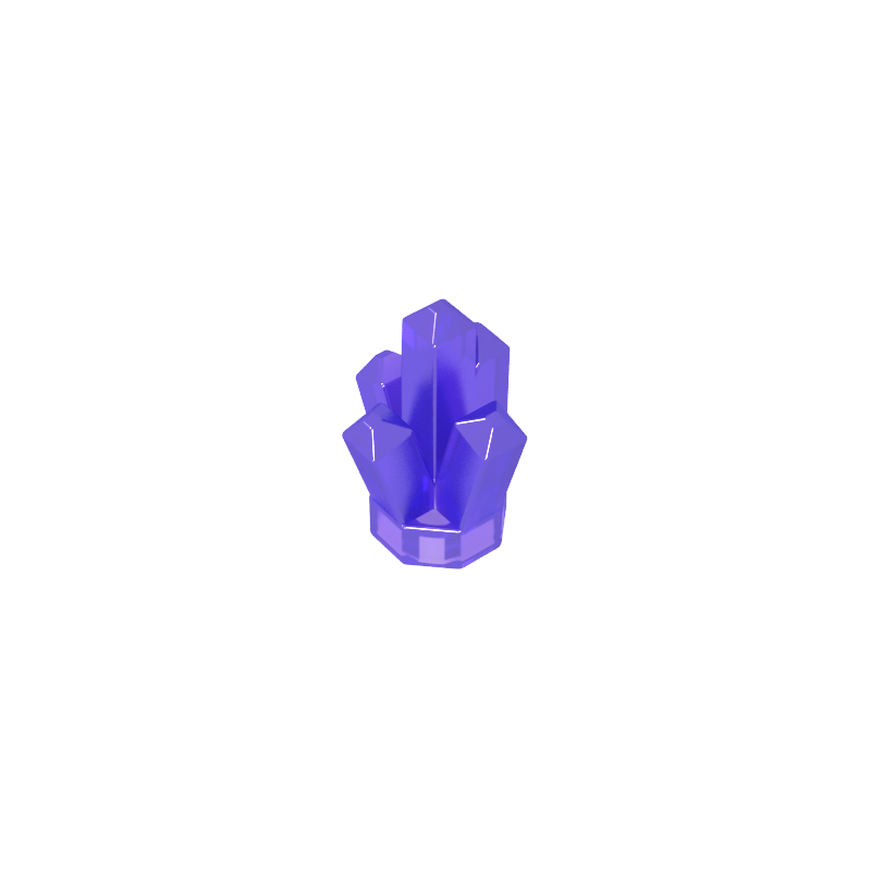 Rock 1 x 1 Crystal 5 Point