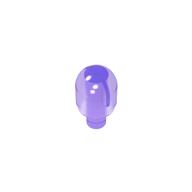 Light Cover 1 x 1 Round with Internal Bar / Bionicle Barraki Eye