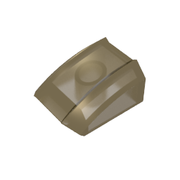 Slope Curved 2 x 2 with Lip, No Studs