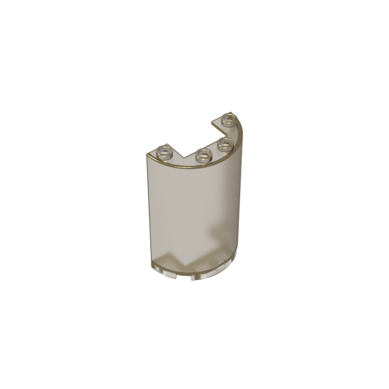 Cylinder Half 2 x 4 x 5 with 1 x 2 cutout