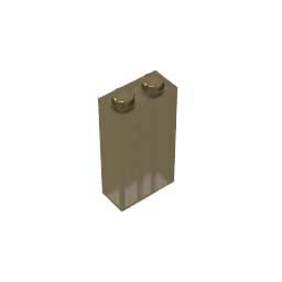Brick 1 x 2 x 3 with Bottom Stud Holder