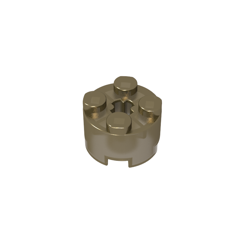 Brick Round 2 x 2 with Axle Hole
