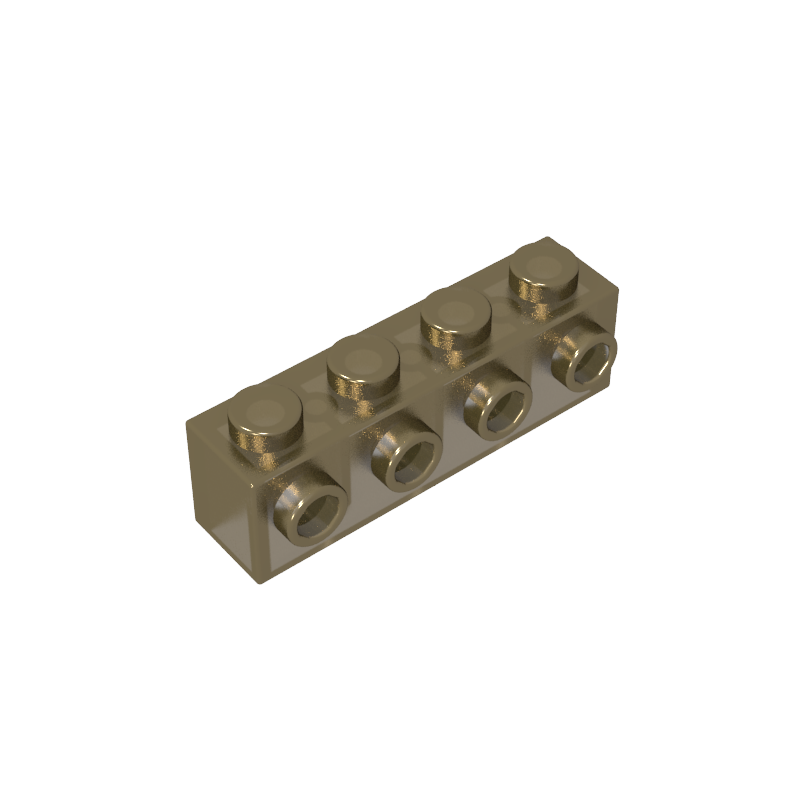 Brick Special 1 x 4 with 4 Studs on One Side