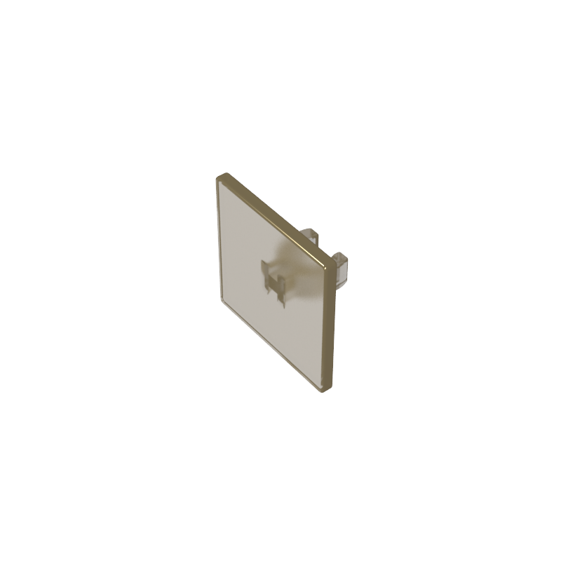 Road Sign Clip-on 2 x 2 Square [Thick Open O Clip] - Color ID 170