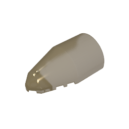 Windscreen 7 x 4 x 2 Round - Color ID 170