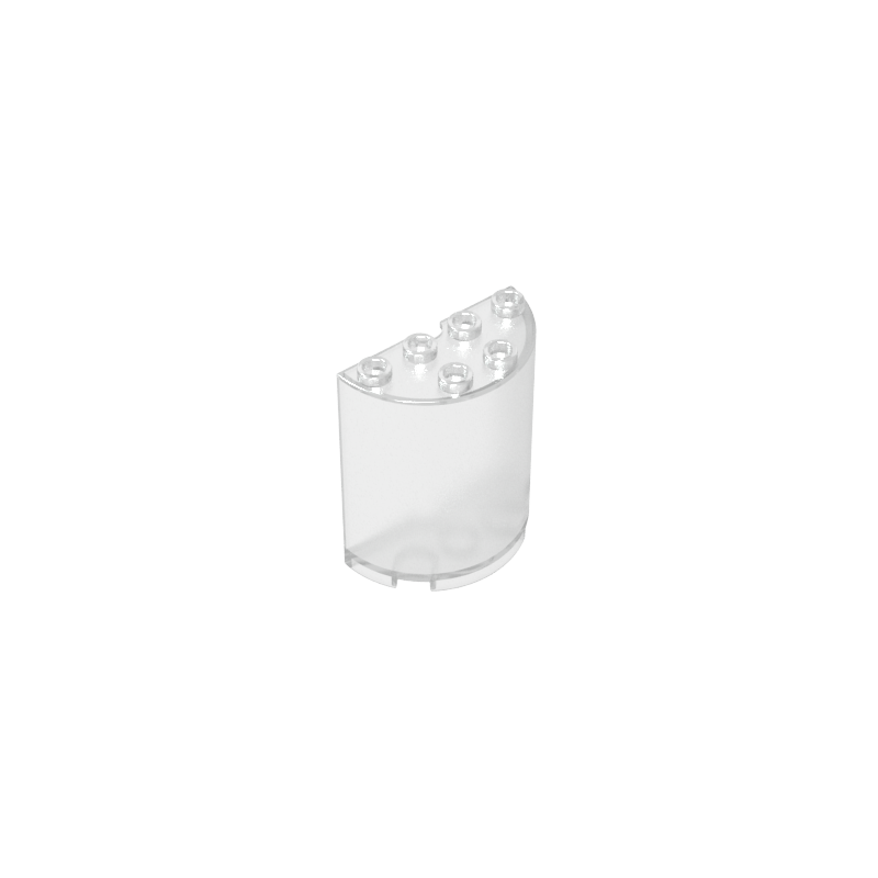 Cylinder Half 2 x 4 x 4