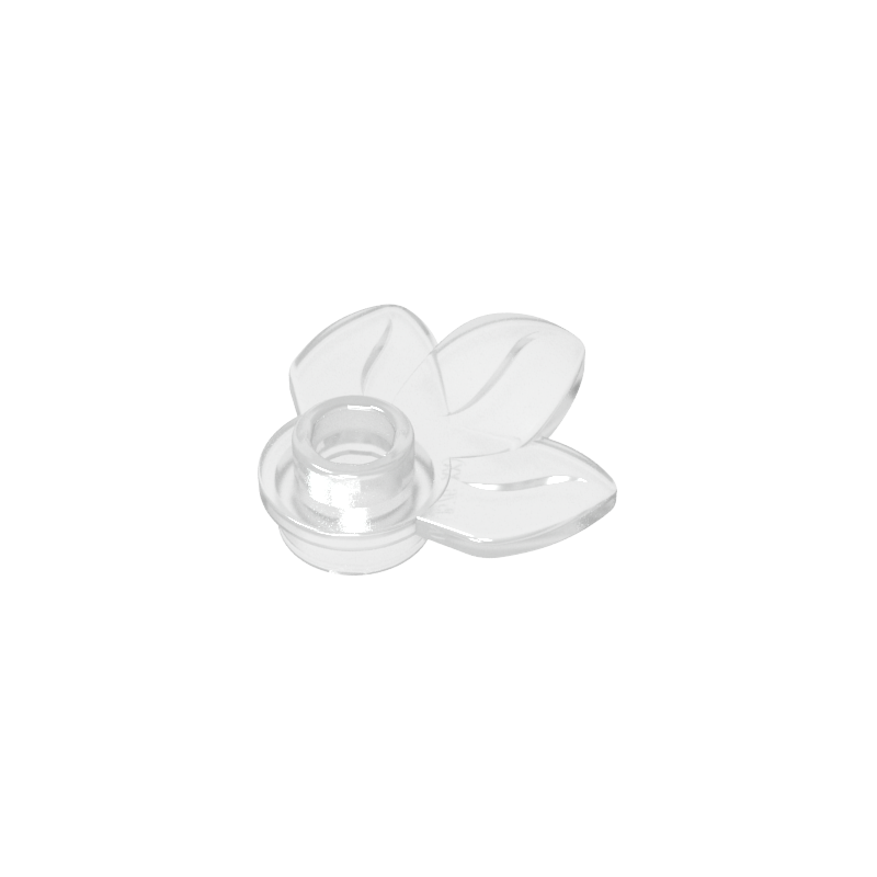 Plant, Plate 1 x 1 Round with 3 Leaves