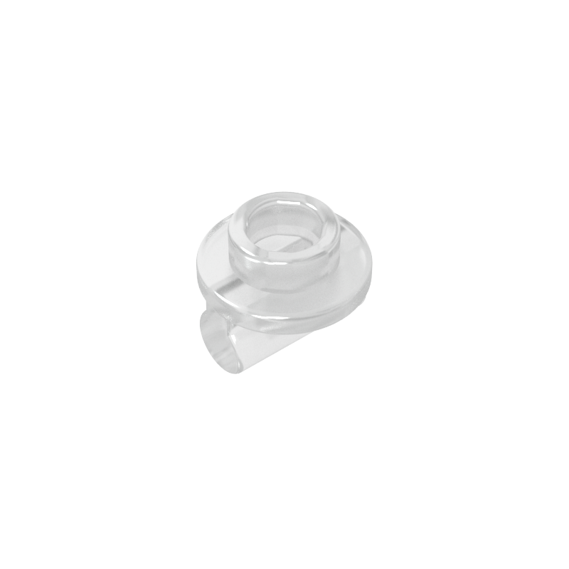 Plate Round 1 x 1 with Hollow Stud and Bar on Underside