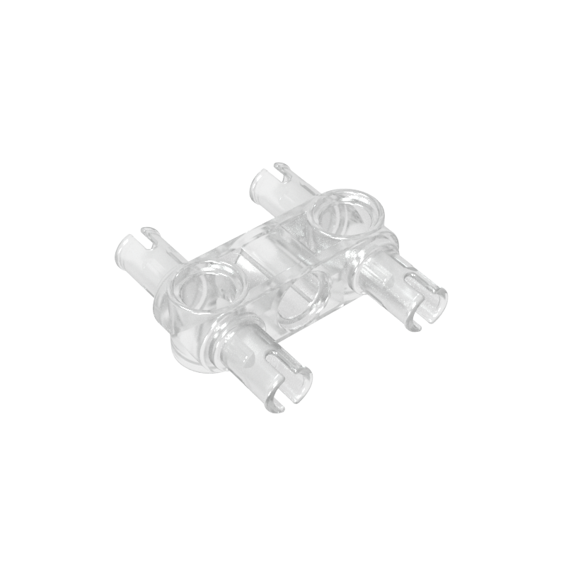 Technic Pin Connector Hub Perpendicular 3L with 4 Pins