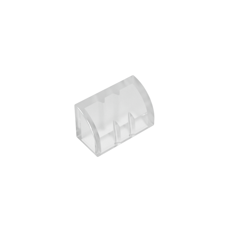 Brick Curved 1 x 2 x 1 No Studs - Color ID 180